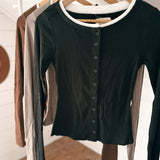 Black & White Delta Top