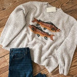 Oatmeal Big Catch Sweater