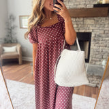 Oatmilk Edith Woven Hobo Bag