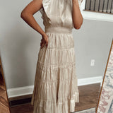 Enchanting Touch Champagne Tiered Midi