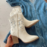 Obudex Whitny Leather Western Boots