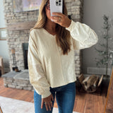 Natural Neve Floral Top
