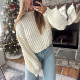 Cream Everyday Chunky Sweater