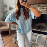 Dream Blue Just Right Sweater Top