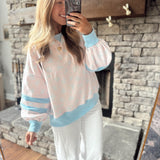 Light Pink Atelier Floral Sweatshirt
