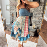 Denim Pieces of Me Midi Dress