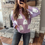 Purple Ghoulfriend Material Sweater