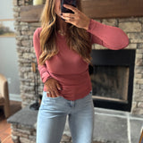 Sienna Little Rib Knit Long Sleeve