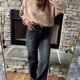 Vervet Engross HR Wide Leg Trouser Denim