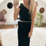 Sundown Black Embellished Set