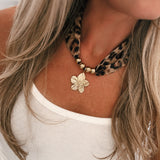 Gold Jolinda Cheetah Necklace