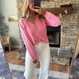 Pink Verona Pullover