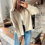 Taupe Colette Shacket