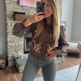 Espresso Leif Blouse