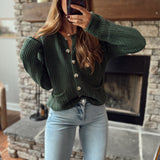 Forest Essential Open Cardigan