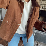 Camel Vessie Barn Jacket