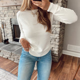 Ivory Easy Layers Long Sleeve