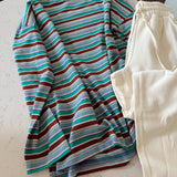 Teal Ledger Oversized Tee