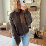Dark Brown Spencer Cardigan