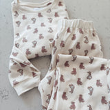 Teddy Dreams Ribbed Lounge Set