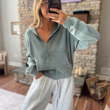 Dark Teal Joanna Hoodie