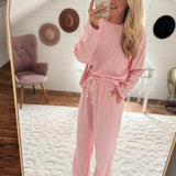 Rose & Cream Striped Elsie Set