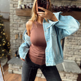 Espresso Annabel Ribbed Tank Top