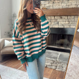 Teal Painted Desert Sweatshirt