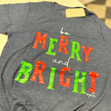 Denim Merry & Bright Tee