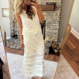 Ivory Lovely Moment Tank Top