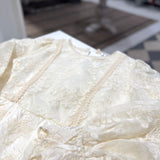 Pure Desire Cream Textured Lace Long Sleeve IN STORE