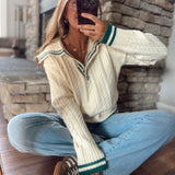 Greenwich Cable Knit Sweater