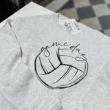 Heather Gray Volleyball Game Day Crewneck