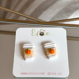 Pumpkin Spice Latte Earrings IN STORE