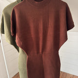 Chocolate Ayden Sweater Mini Dress