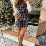 Oxford Plaid Mini Dress