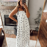Off White Riviera Promenade Midi Dress