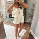 Cream Portofino Romper