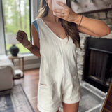 Bone Soft Side Roll Up Romper