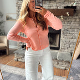 Peach Catherine Cardigan