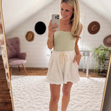 Off White Sedro Wide Leg Shorts