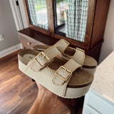 Light Sand Trendsetter Platform Sandal