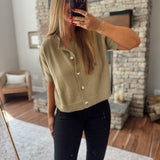 Light Olive Evania Cardigan