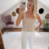 Tan Hampton House Tank Top
