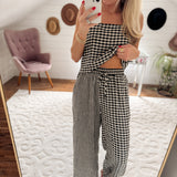 Black Hampton House Pants
