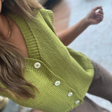 Chartreuse Pippa Sweater Vest