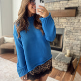 Blue Ovie Sweater