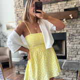 Lemon Stormie Mini Dress