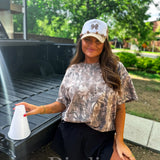 BIRDIE Dark Camo Oversized Tee