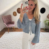 Endless Sky Crochet Cardigan